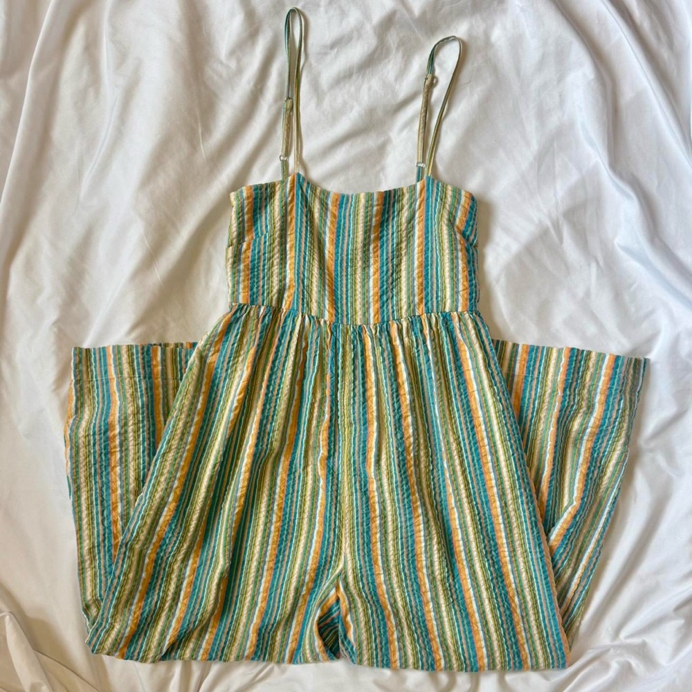 Roller rabbit stripped jumpsuit